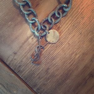 YSL CHAIN LINK NECKLACE AUTHENTIC